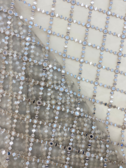 Net Mirror Embroidery