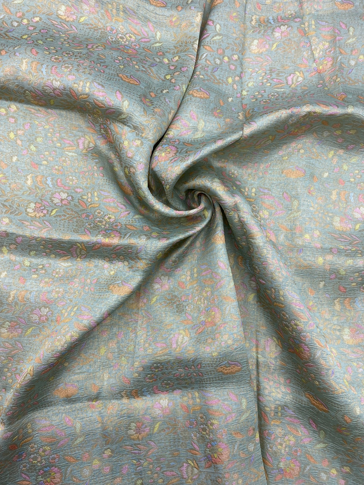 Pure Katan Silk Brocade (Color Available)