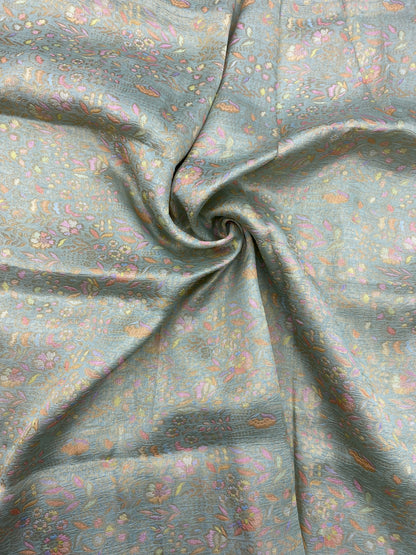 Pure Katan Silk Brocade (Color Available)