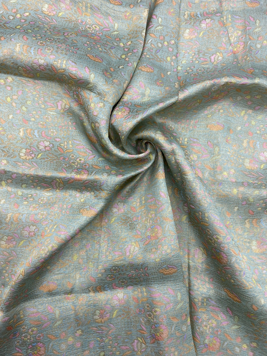 Pure Katan Silk Brocade (Color Available)