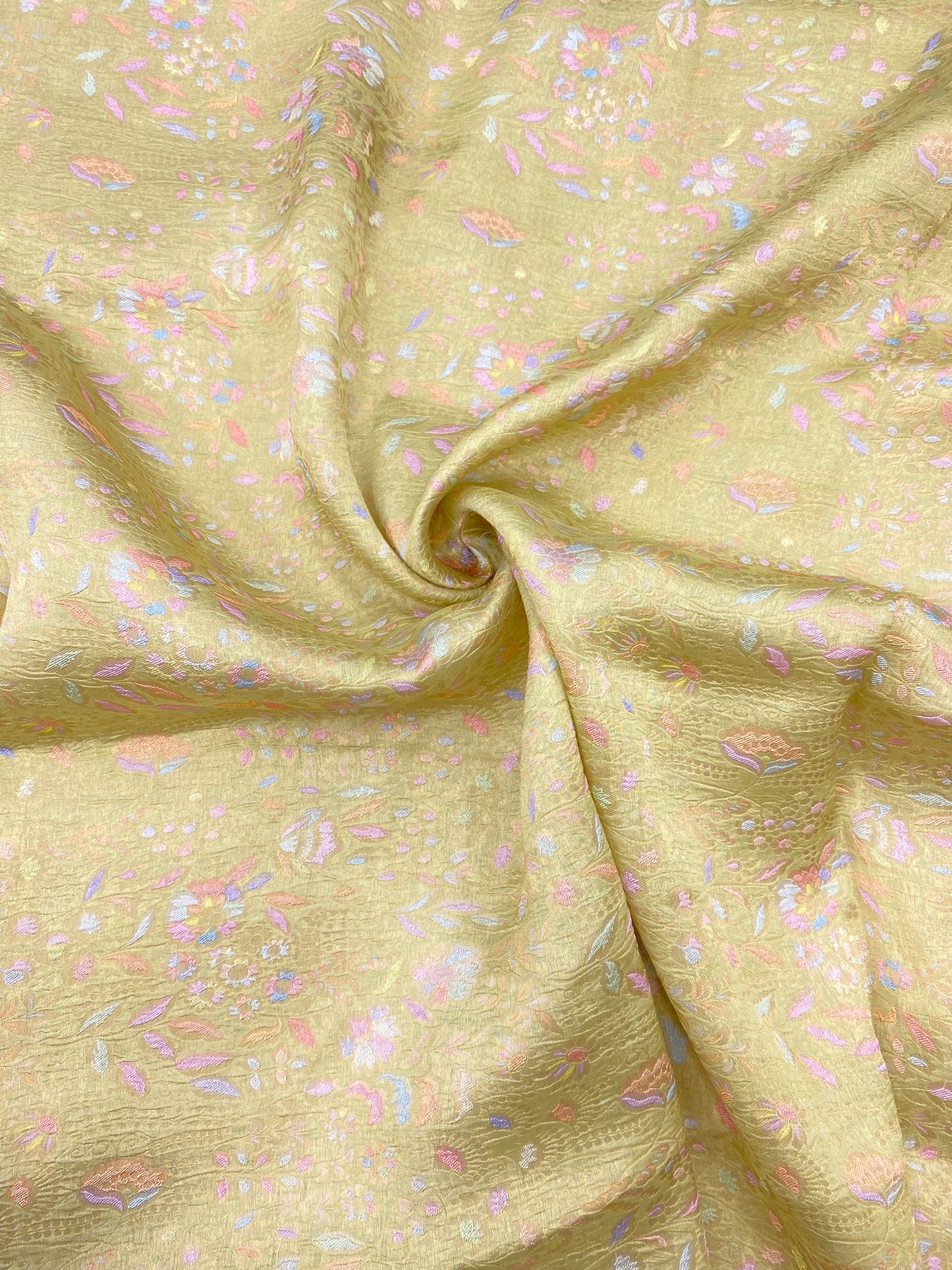 Pure Katan Silk Brocade (Color Available)