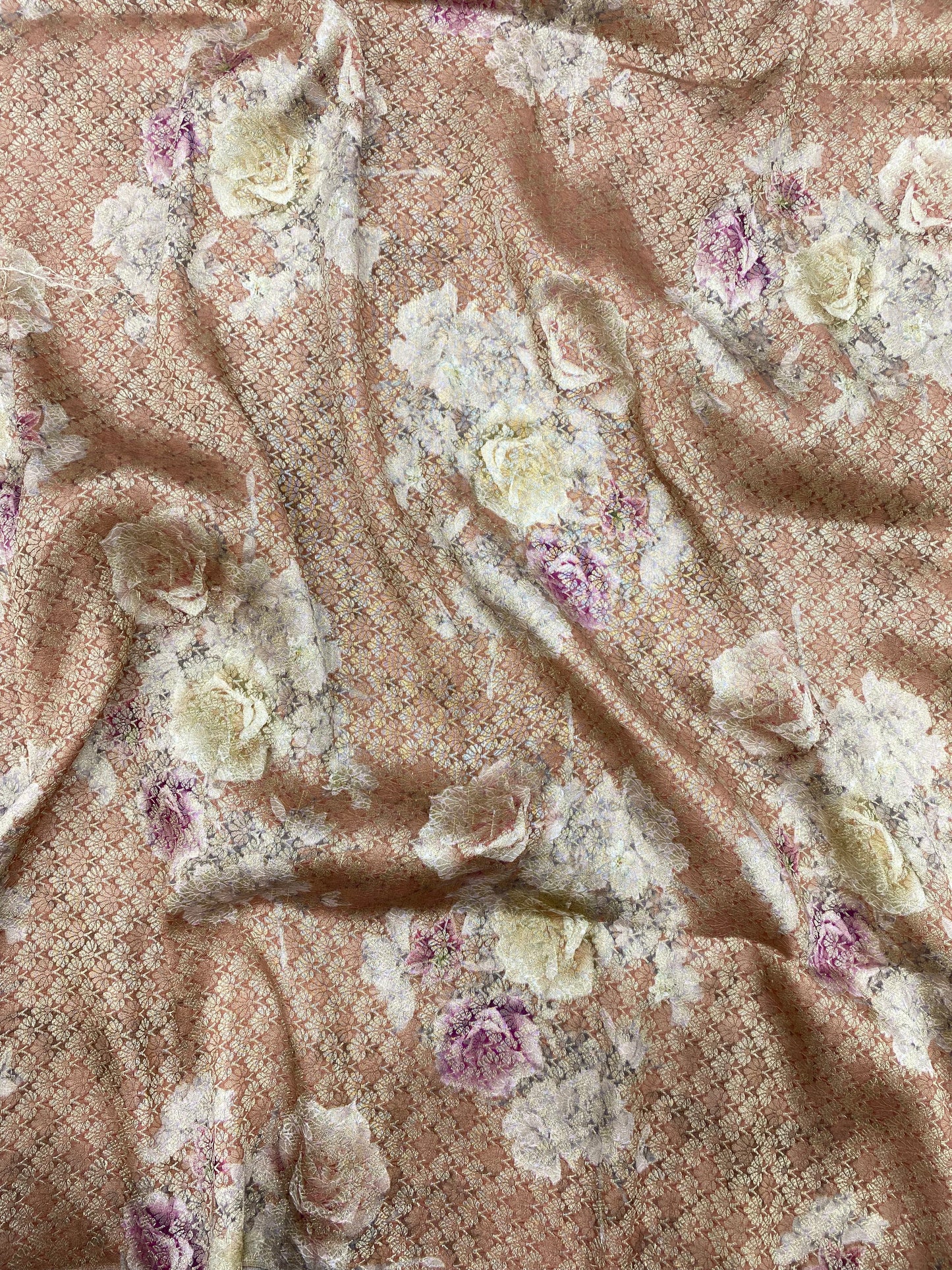 Pure Katan Silk Brocade (Color Available)