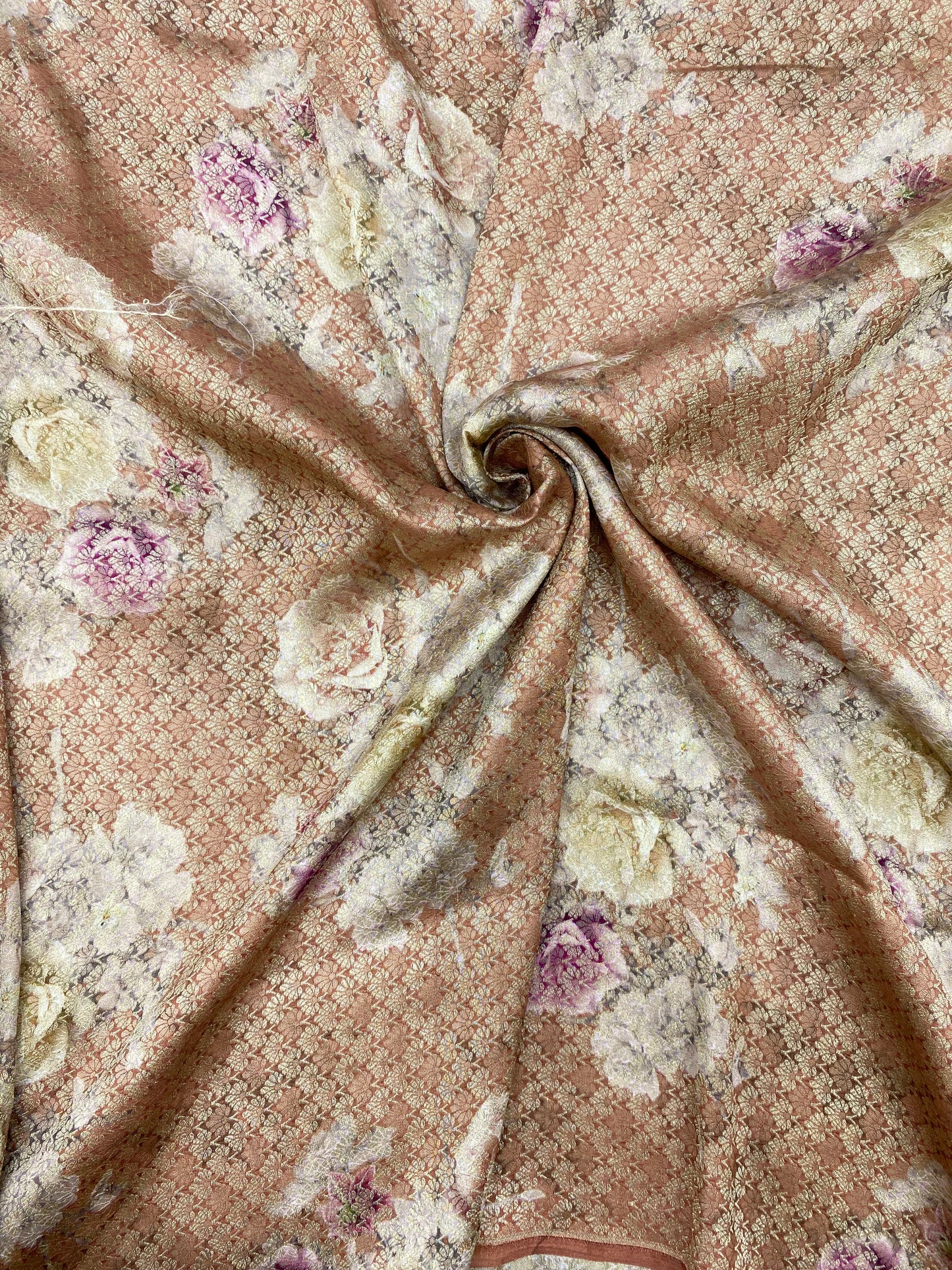 Pure Katan Silk Brocade (Color Available)