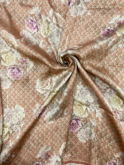 Pure Katan Silk Brocade (Color Available)