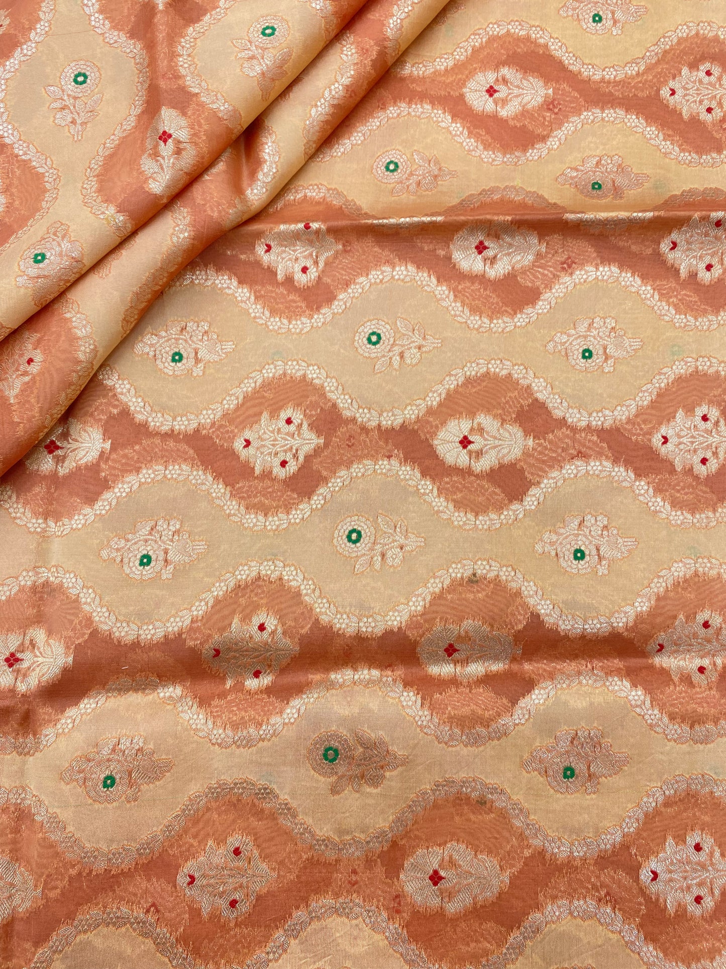 Pure Katan Silk Brocade (Color Available)