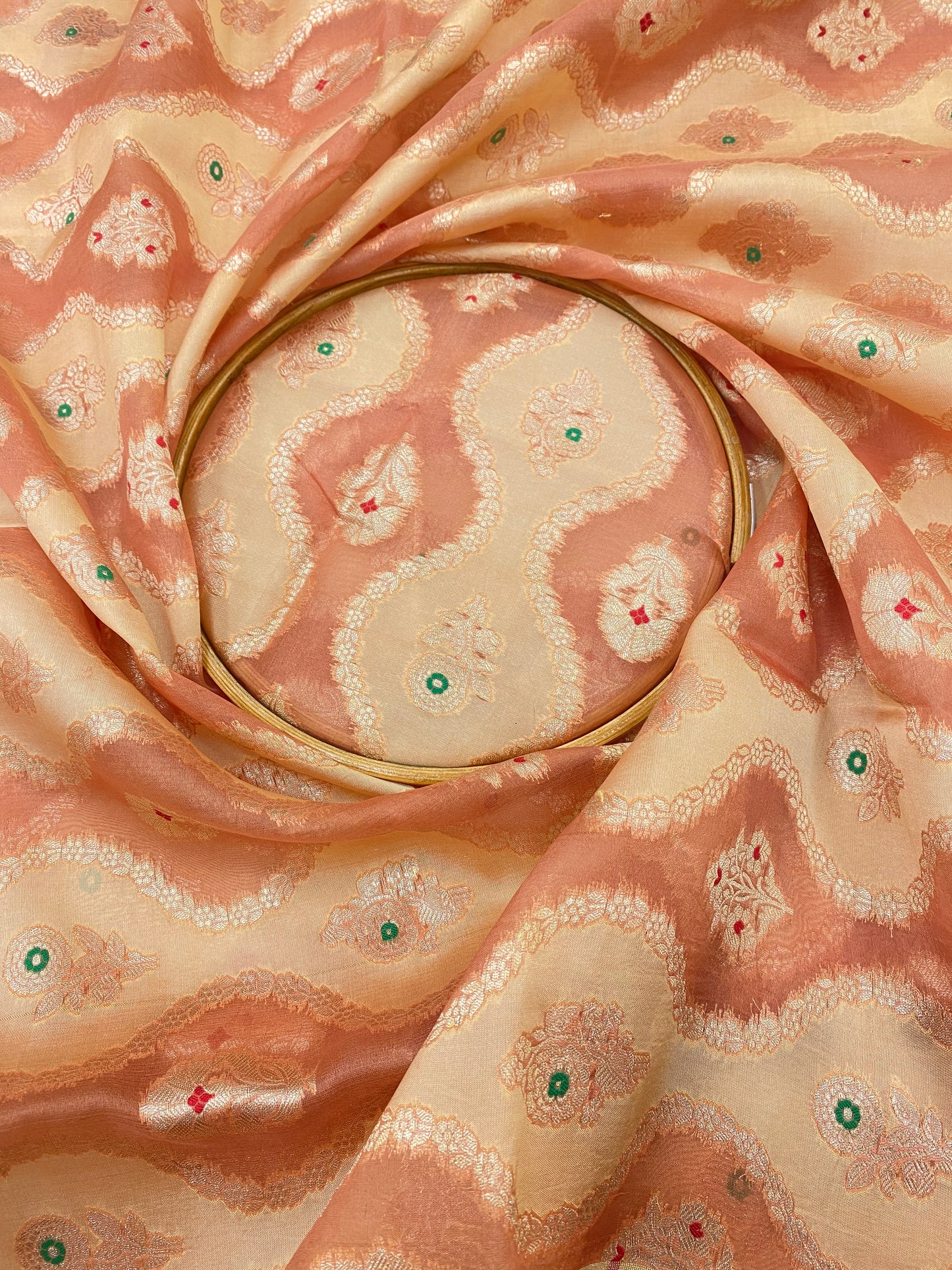 Pure Katan Silk Brocade (Color Available)