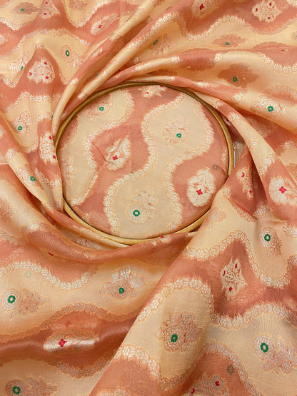 Pure Katan Silk Brocade (Color Available)