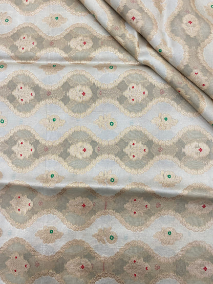 Pure Katan Silk Brocade (Color Available)