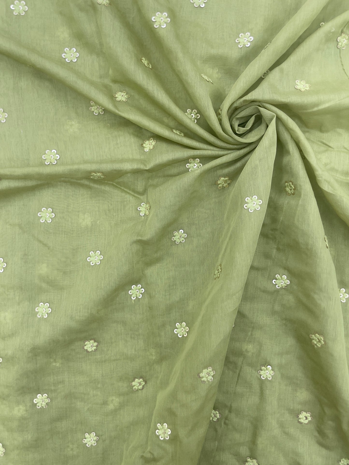 Chanderi Silk Embroidery (colors available) 44"inch