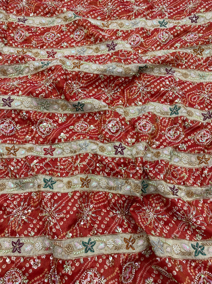Tissue Hand Beats Work Embroidery (Color Available)