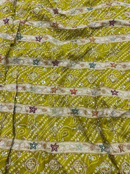 Tissue Hand Beats Work Embroidery (Color Available)