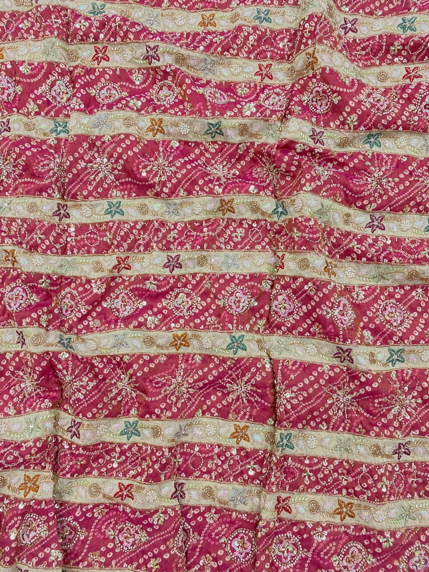 Tissue Hand Beats Work Embroidery (Color Available)