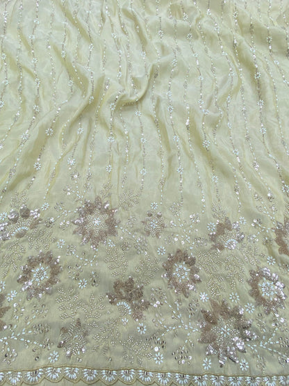 Tissue Beads Embroidery (44"Inch)