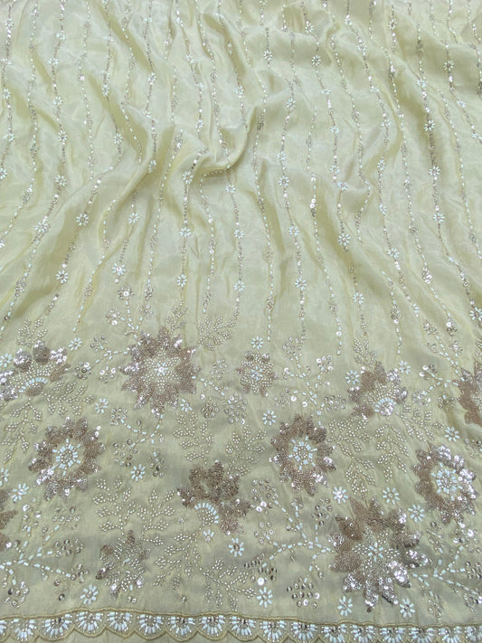 Tissue Beads Embroidery (44"Inch)