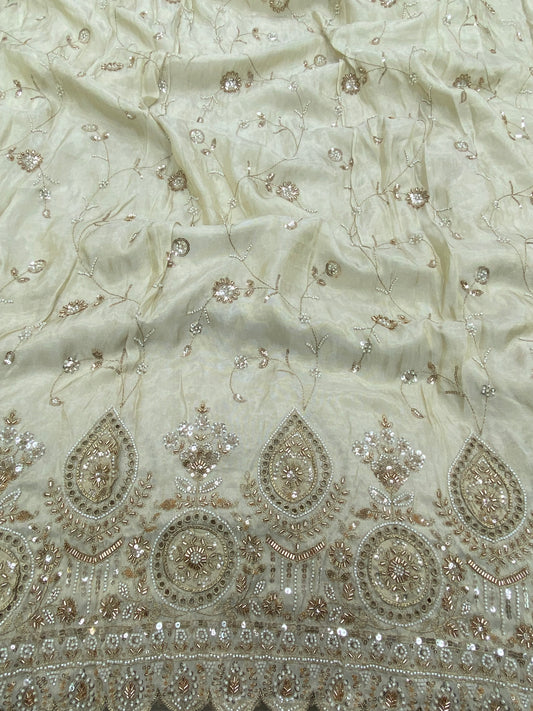 Tissue Beads Embroidery (44"Inch)