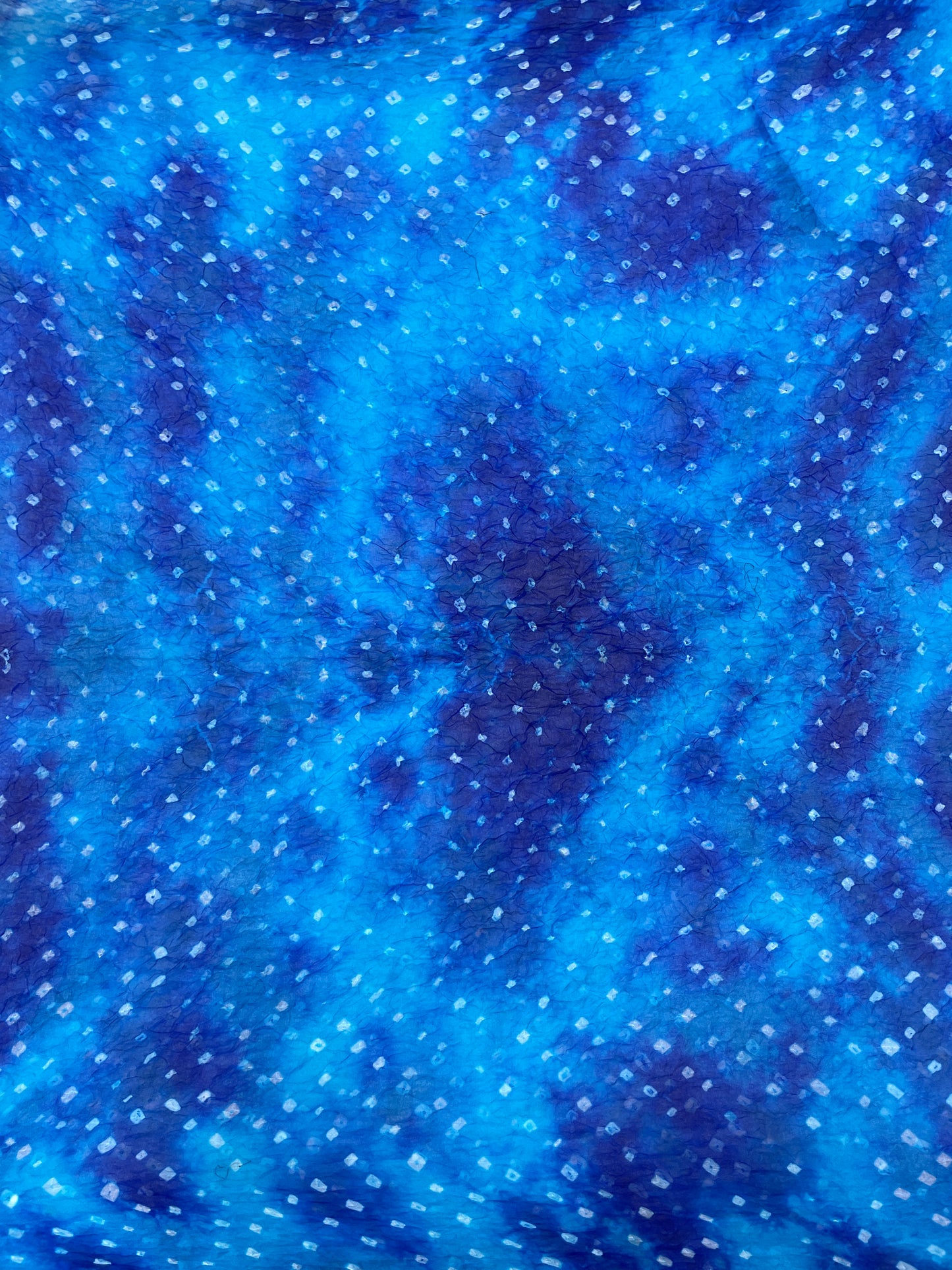 Pure Organza Hand Bandhani Fabric (5.5 meters) Colors Available.