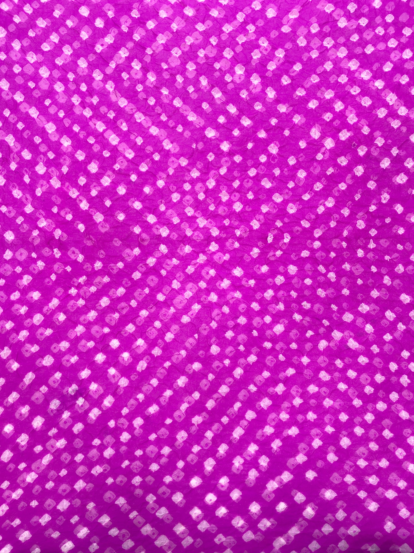 Pure Organza Hand Bandhani Fabrics (5.5 meters) Colors Available.