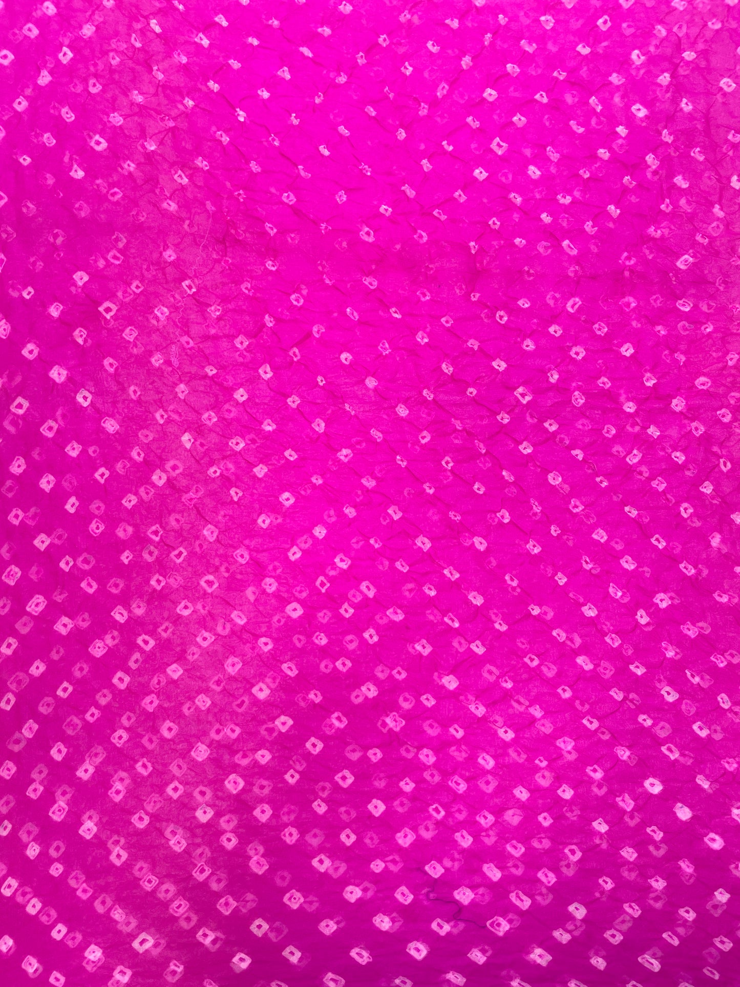 Pure Organza Hand Bandhani Fabrics (5.5 meters) Colors Available.