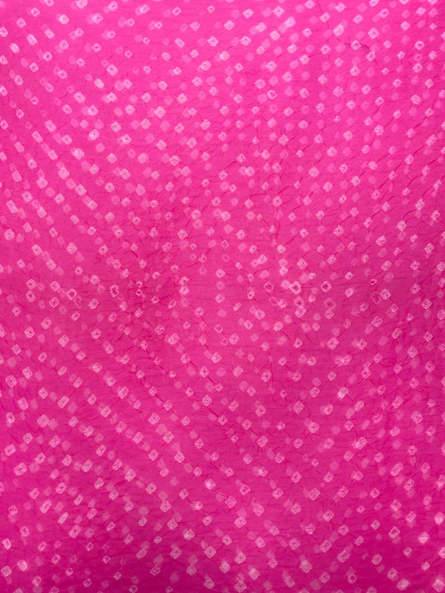 Pure Organza Hand Bandhani Fabrics (5.5 meters) Colors Available.