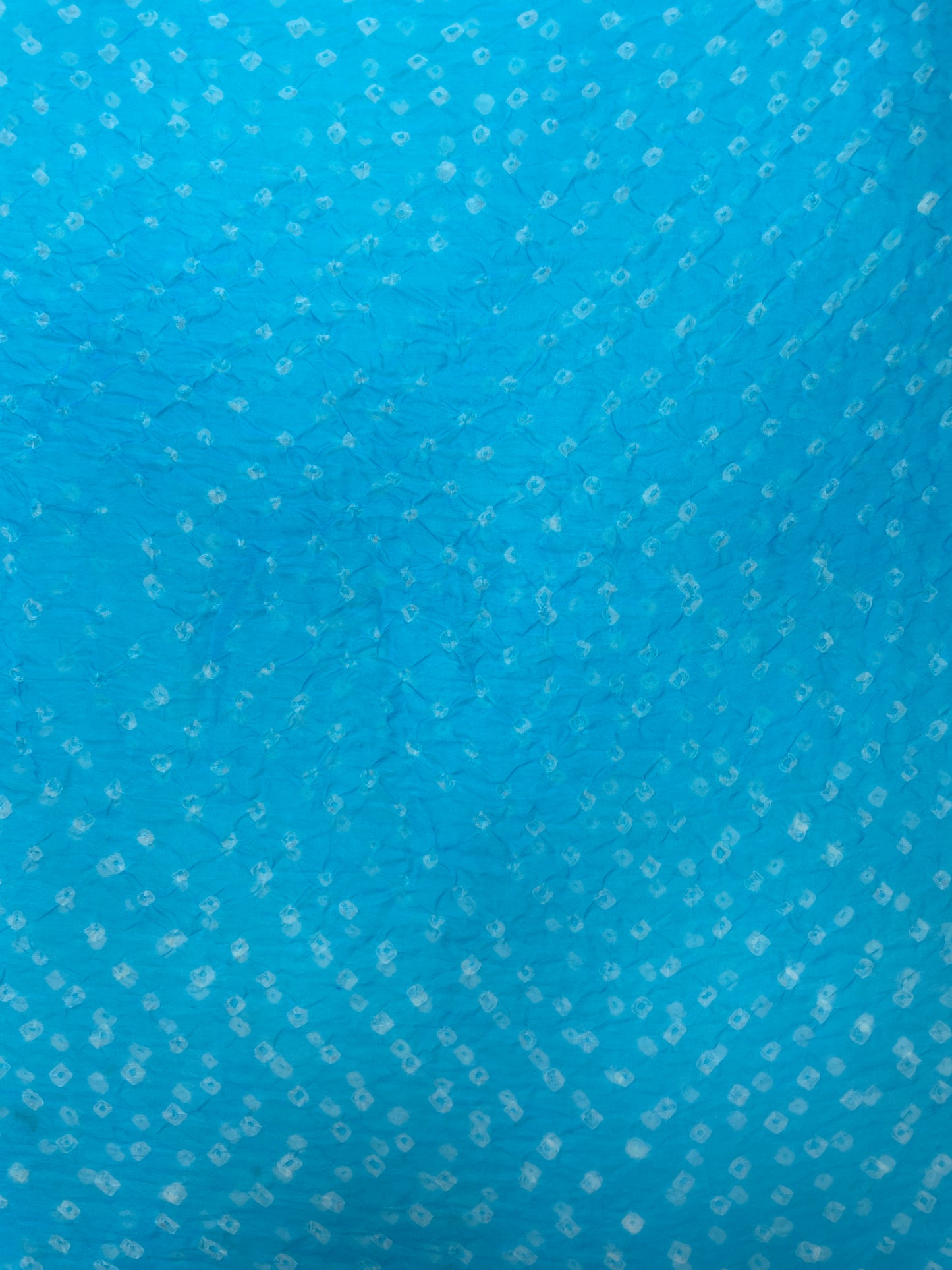 Pure Organza Hand Bandhani Fabrics (5.5 meters) Colors Available.