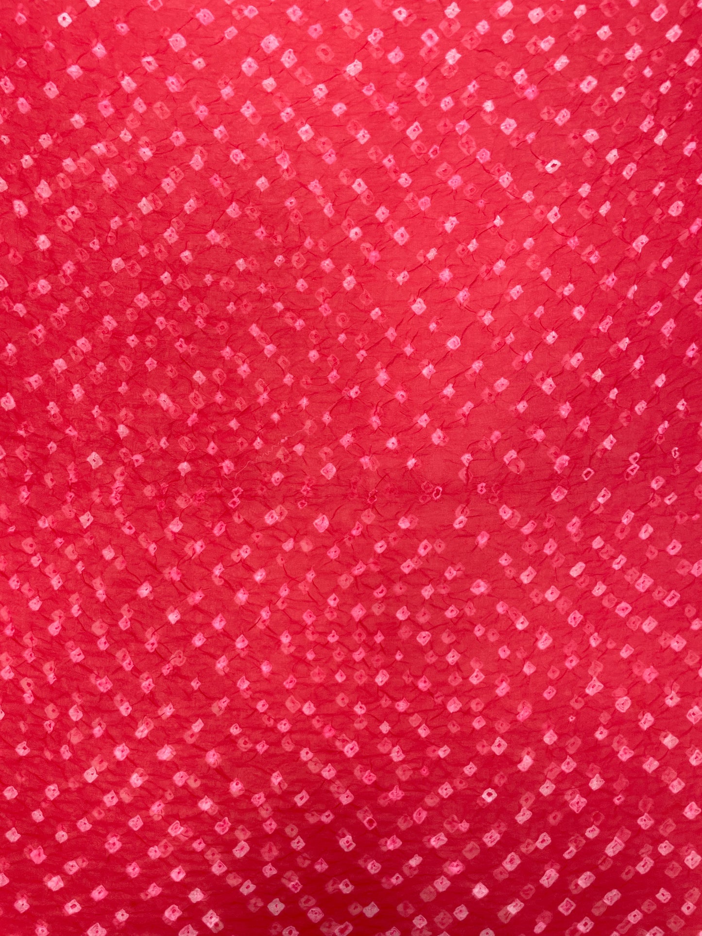 Pure Organza Hand Bandhani Fabrics (5.5 meters) Colors Available.