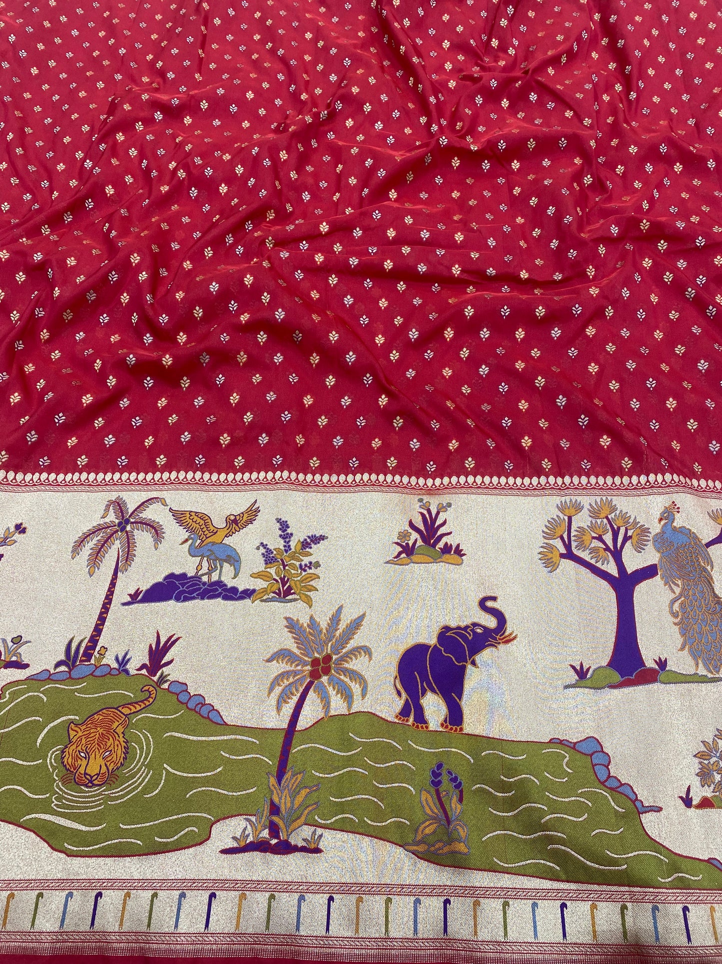 Pure Katan Silk Paithni Border (Color Available)