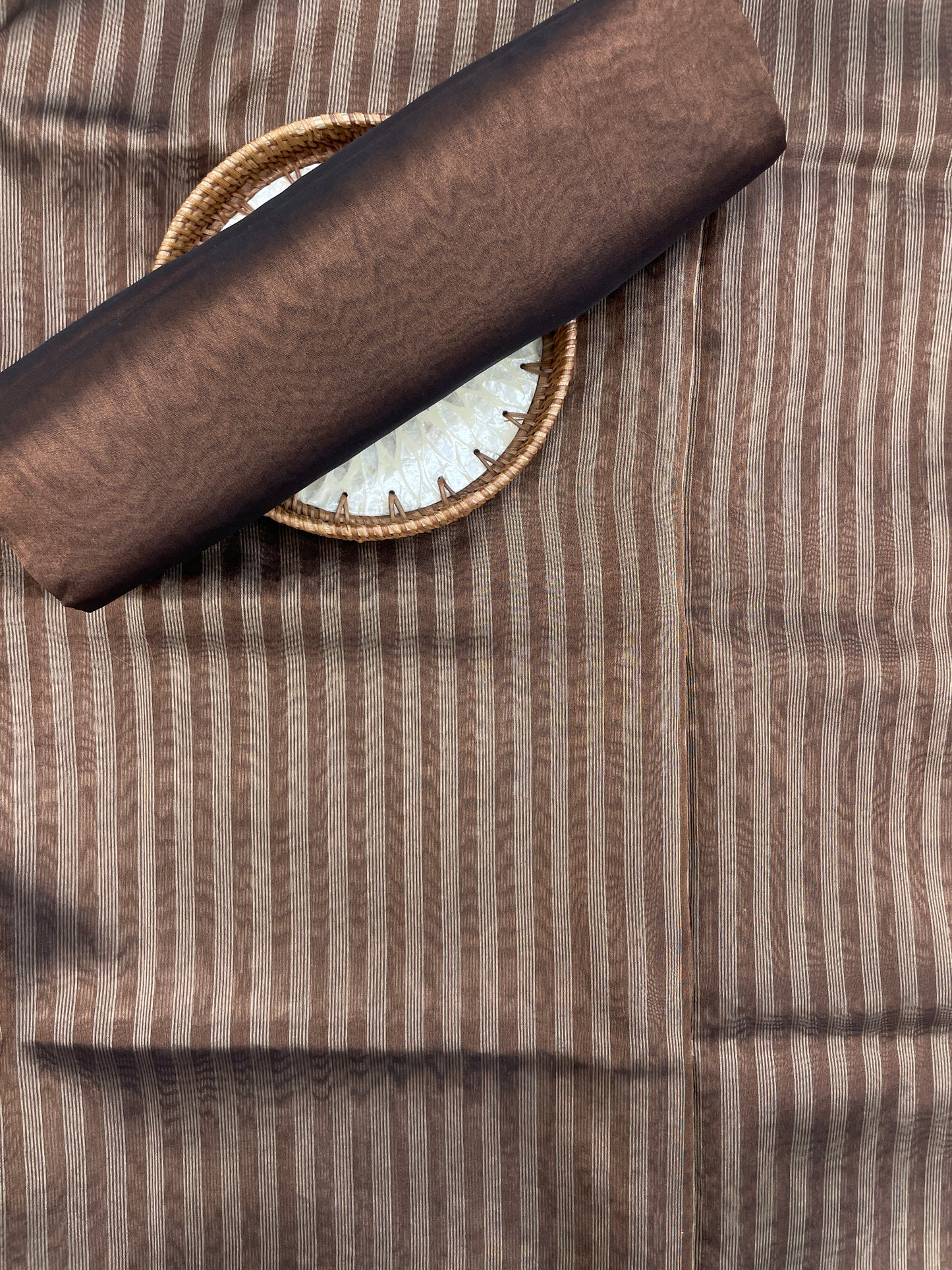 Pure Tissue Weaving Fabric Matching Set (Colours Available) 44"Inch