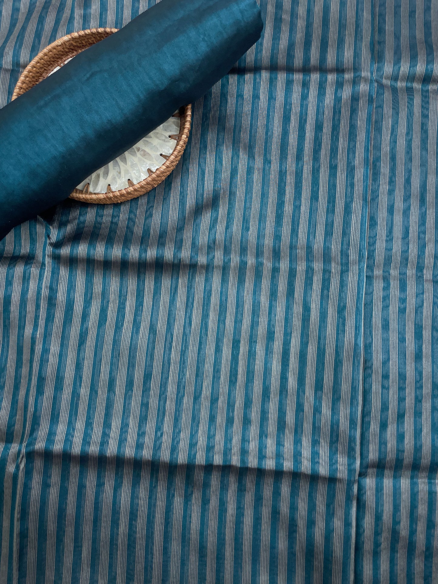 Pure Tissue Weaving Fabric Matching Set (Colours Available) 44"Inch