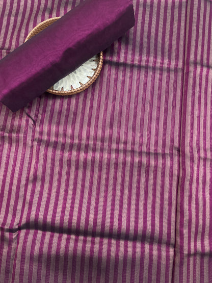 Pure Tissue Weaving Fabric Matching Set (Colours Available) 44"Inch