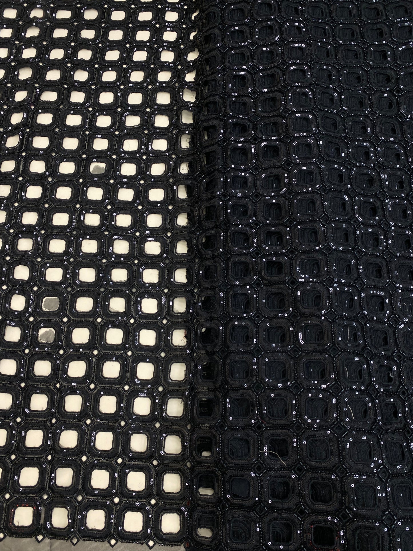 Net CutWork Embroidery (Color Available) 44"Inch