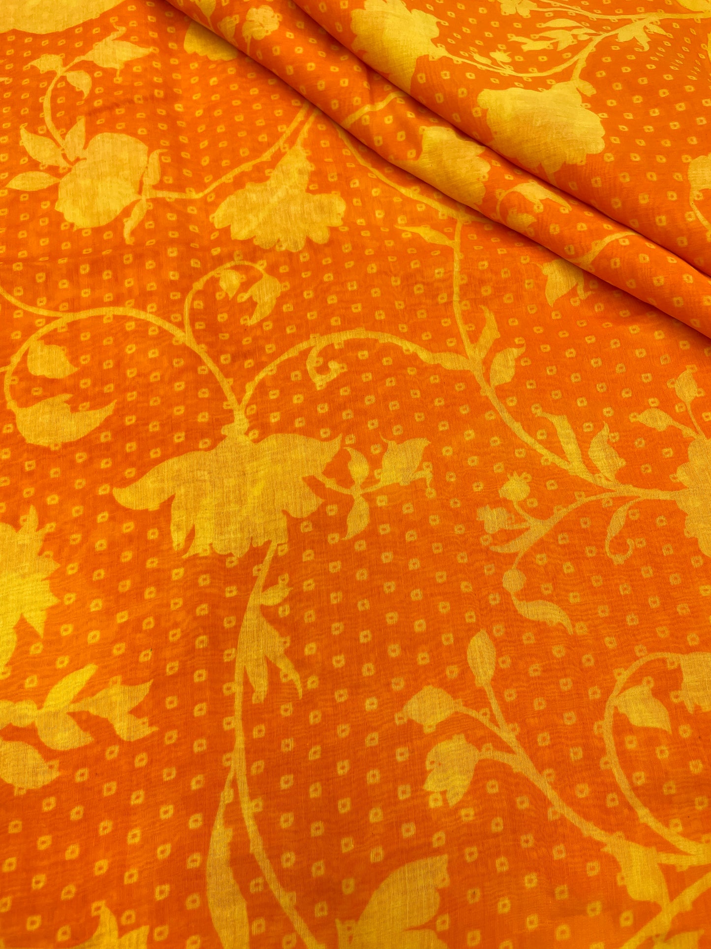 Chanderi Print Fabrics (44"Inch)