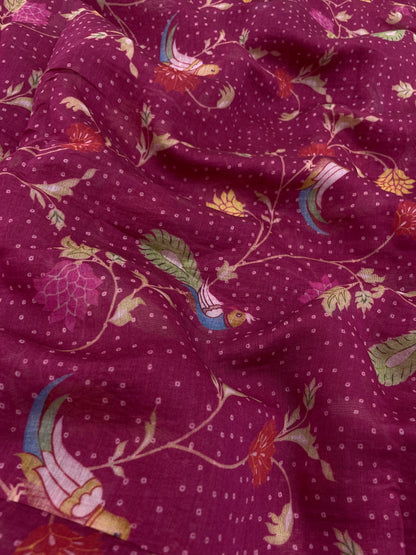 Chanderi Print Fabrics (44"inch)