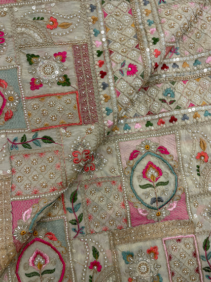 Tissue Beads Embroidery (44"Inch)