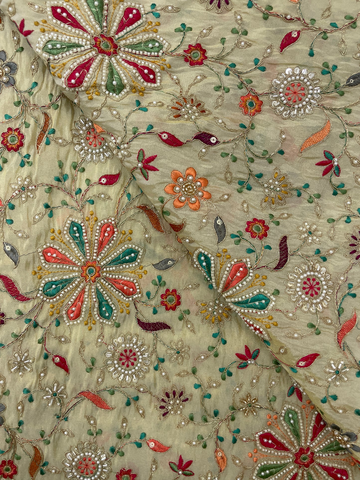 Tissue Beads Embroidery (44"Inch)