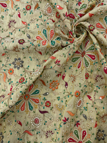 Tissue Beads Embroidery (44"Inch)