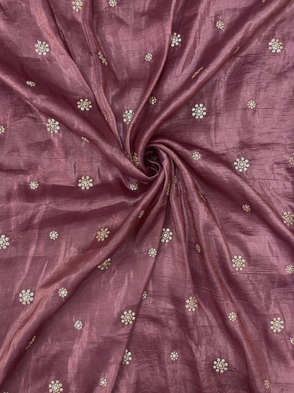 Glass Organza sequence Dupatta (Color Available) 44"Inch