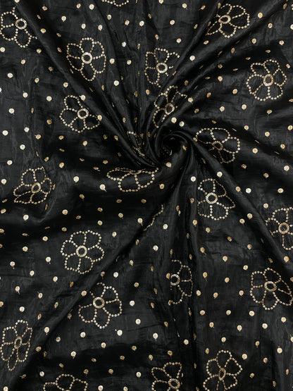 Glass Organza Sequence Embroidery (Color availabe) 44"Inch