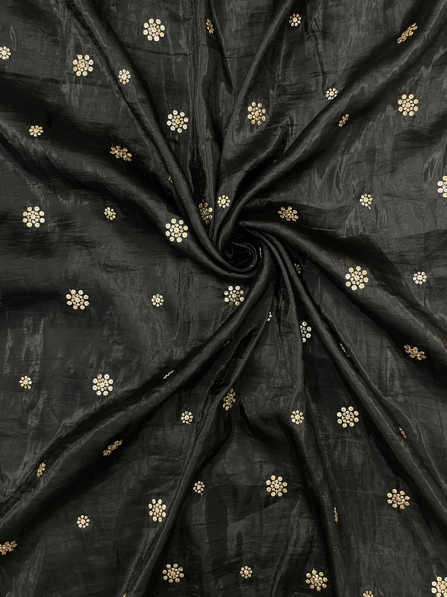 Glass Organza sequence Dupatta (Color Available) 44"Inch