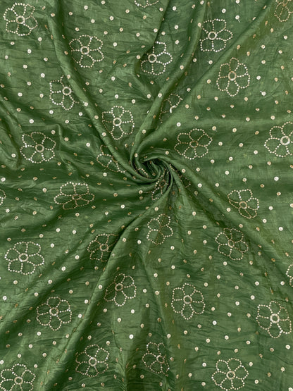 Glass Organza Sequence Embroidery (Color availabe) 44"Inch