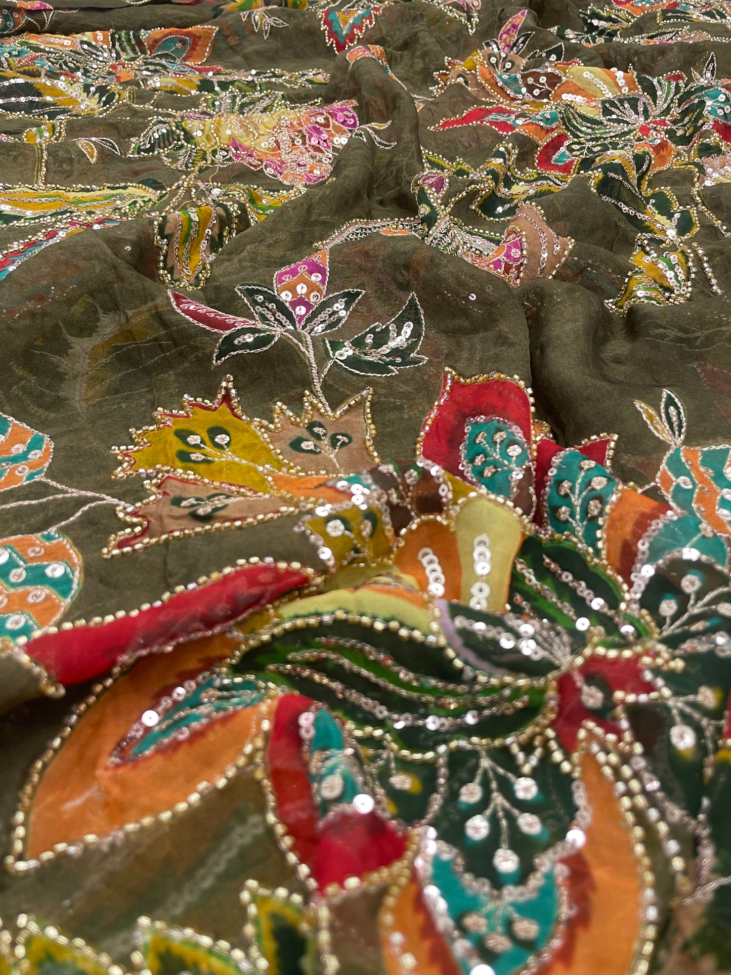 Viscose Organza Embroidery (Color Available) 54"Inch