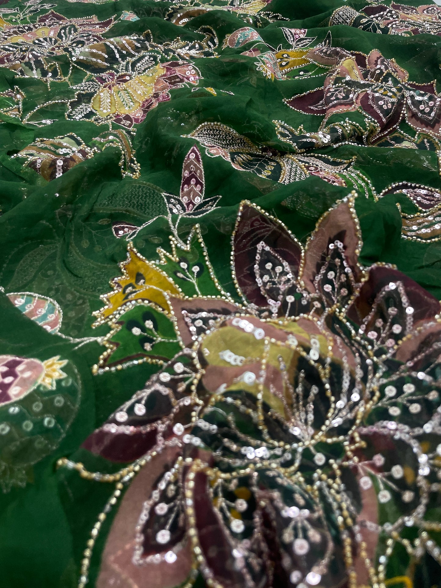 Viscose Organza Embroidery (Color Available) 54"Inch