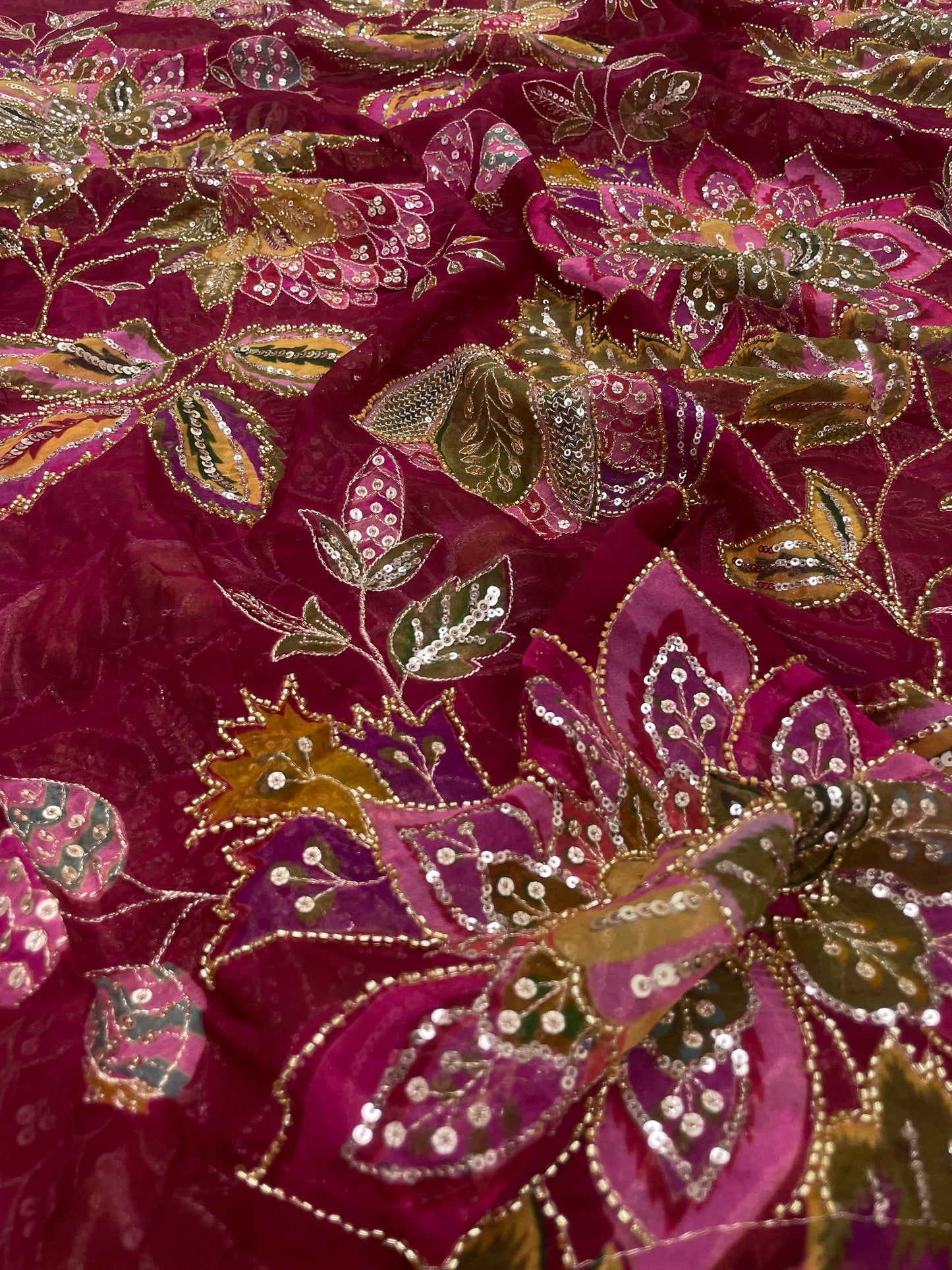 Viscose Organza Embroidery (Color Available) 54"Inch