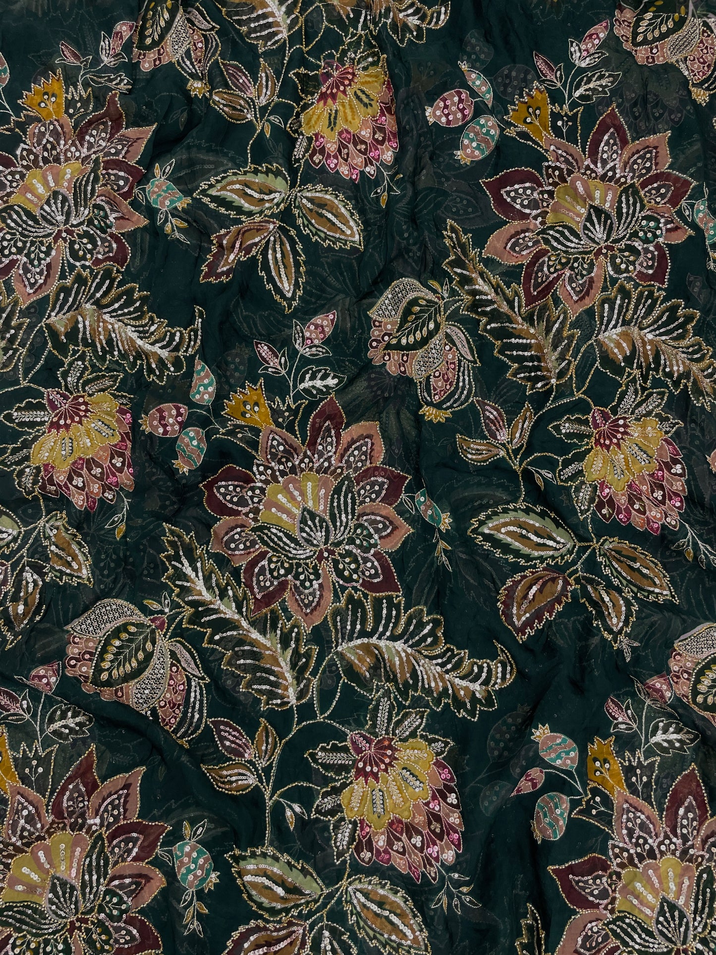 Viscose Organza Embroidery (Color Available) 54"Inch