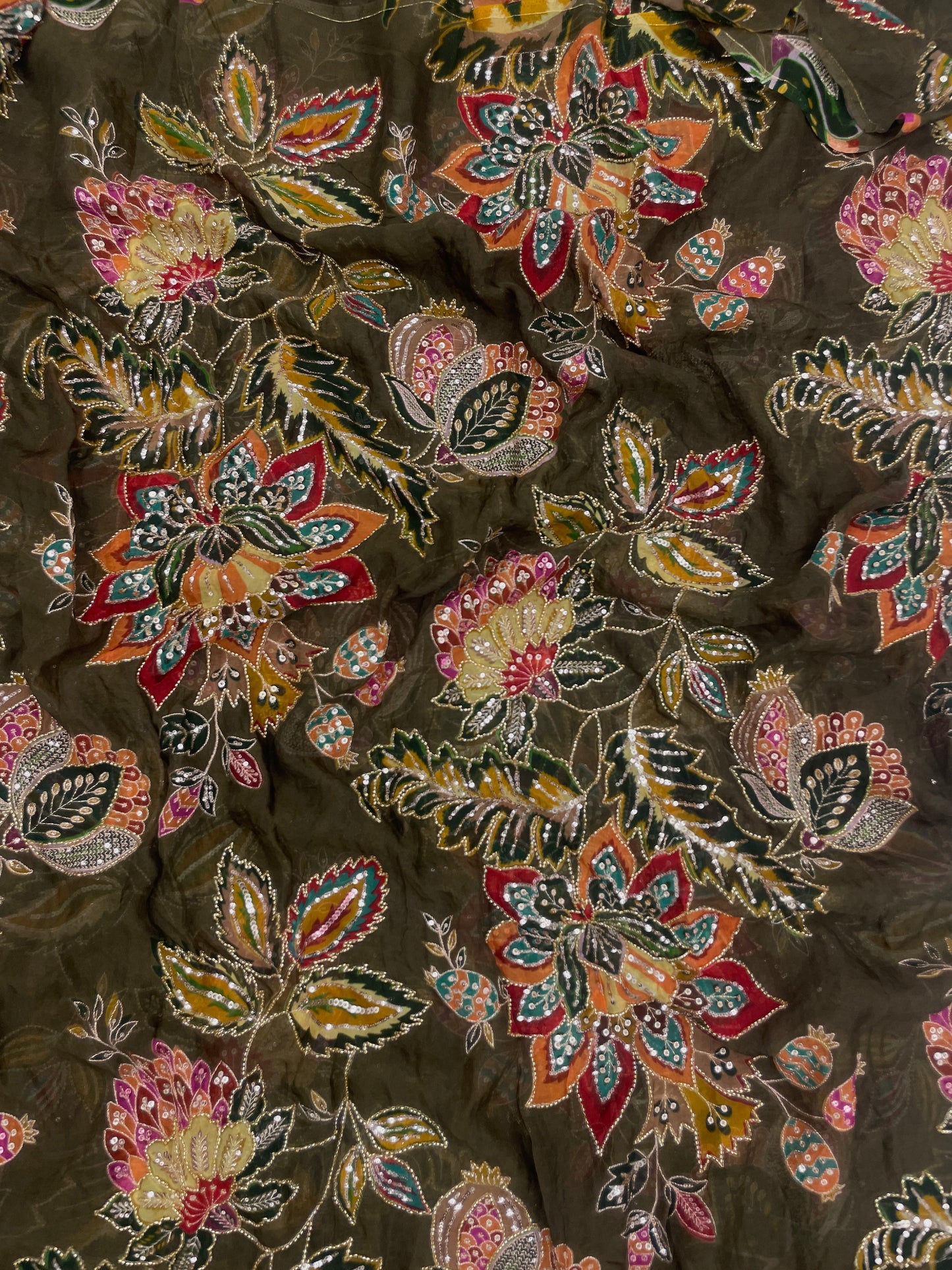 Viscose Organza Embroidery (Color Available) 54"Inch