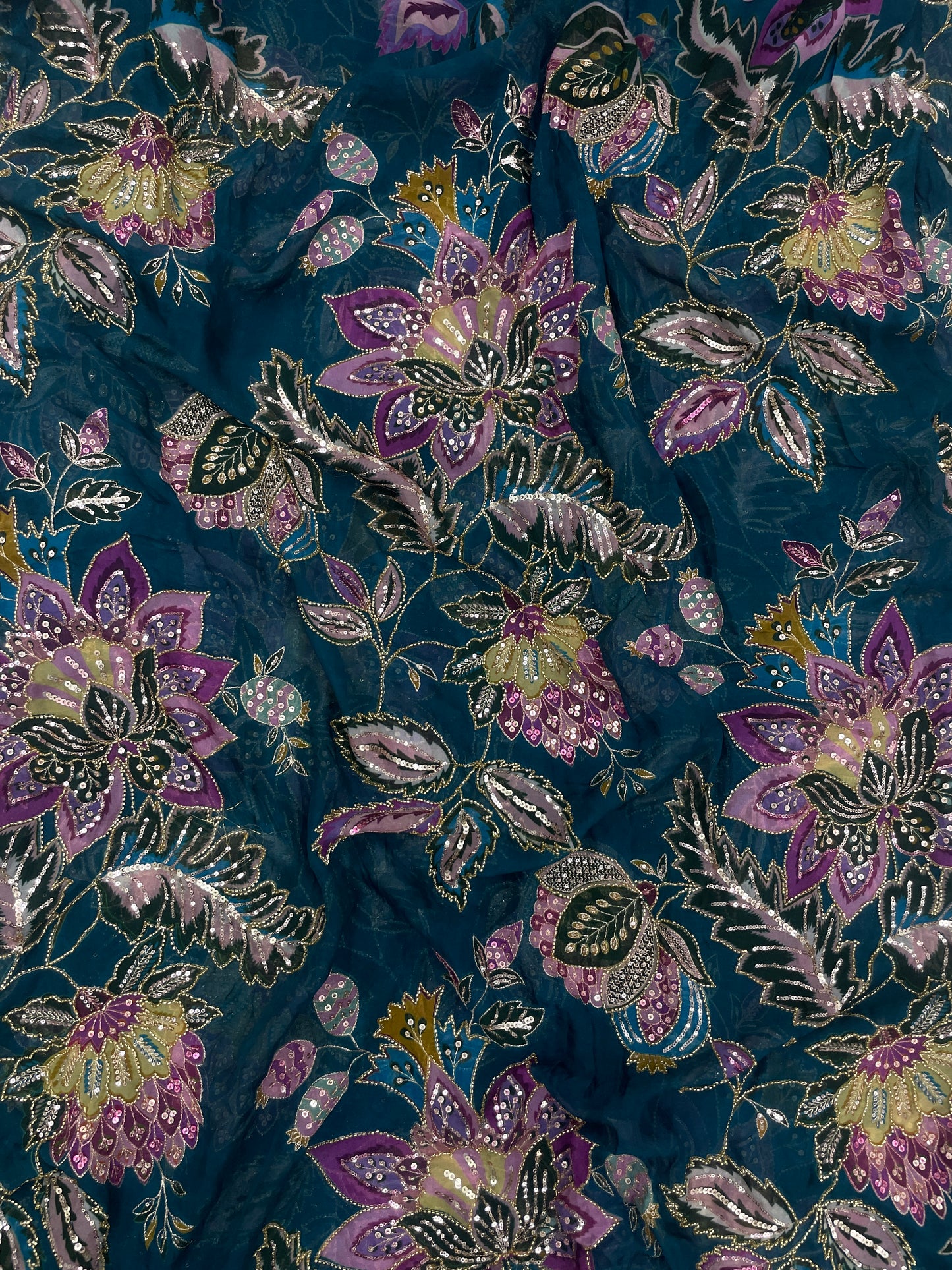 Viscose Organza Embroidery (Color Available) 54"Inch