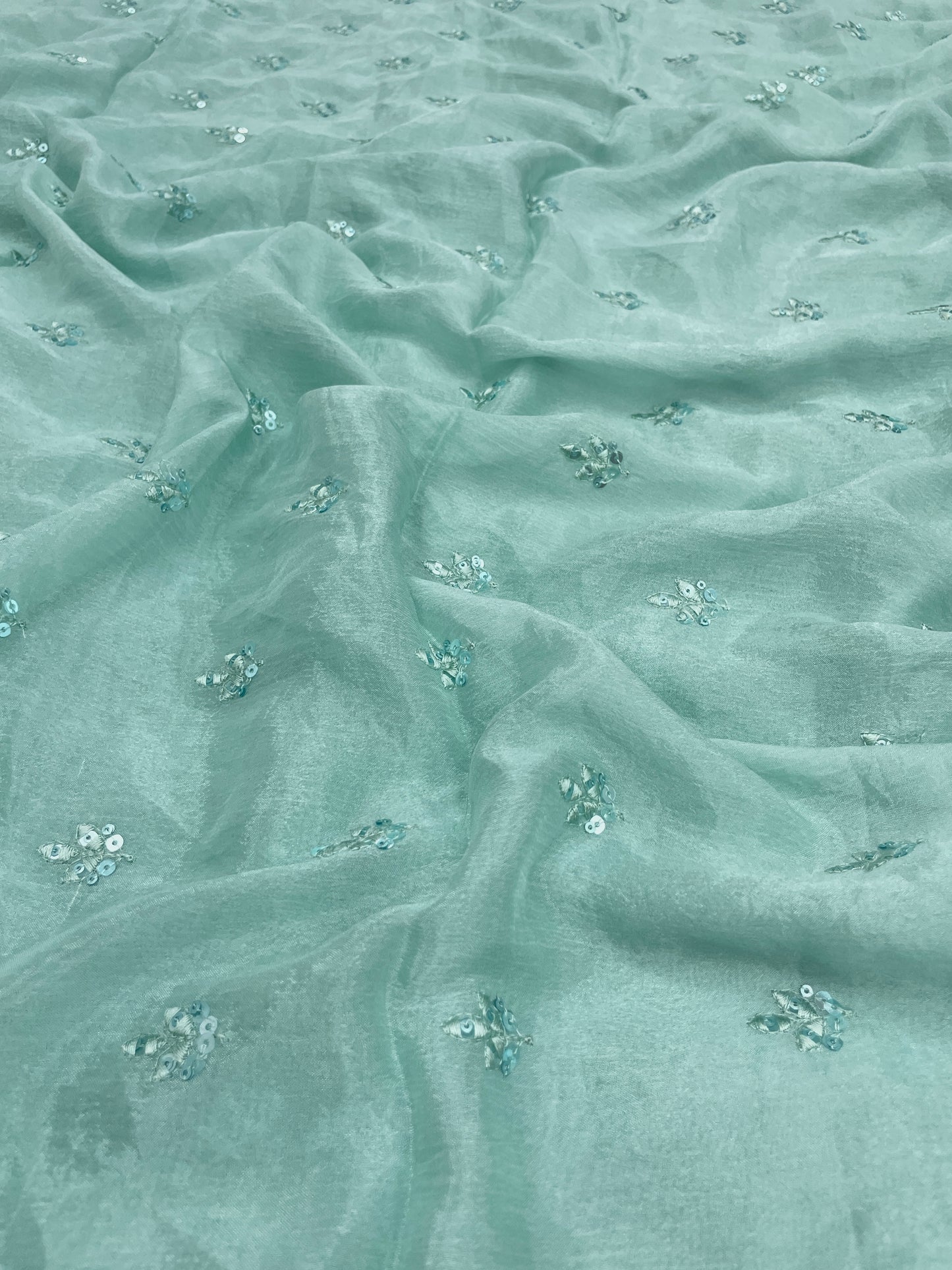 Chinon Embroidery Fabric (Color Available) 44"Inch