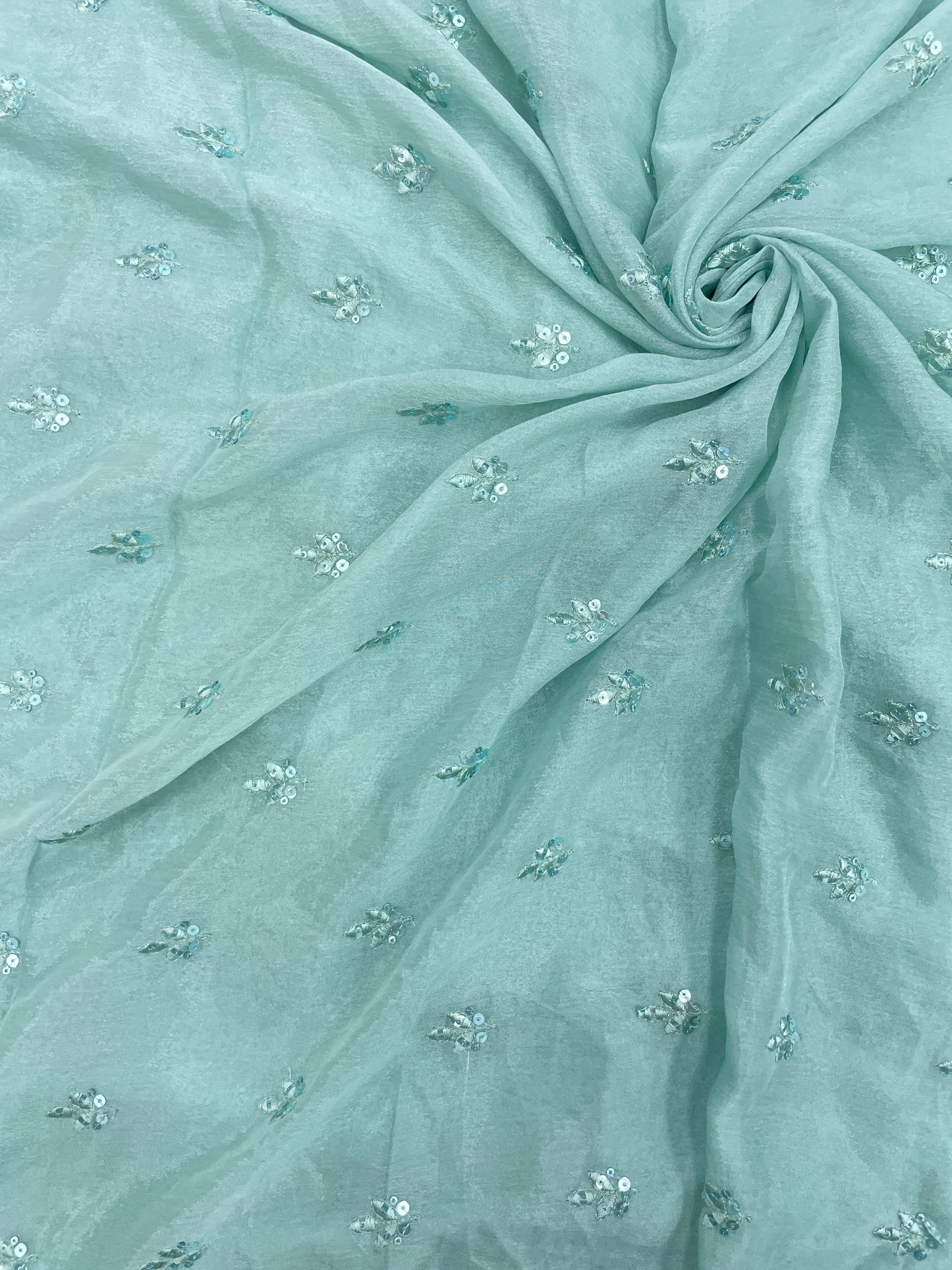 Chinon Embroidery Fabric (Color Available) 44"Inch