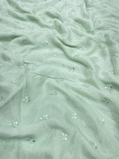 Chinon Embroidery Fabric (Color Available) 44"Inch