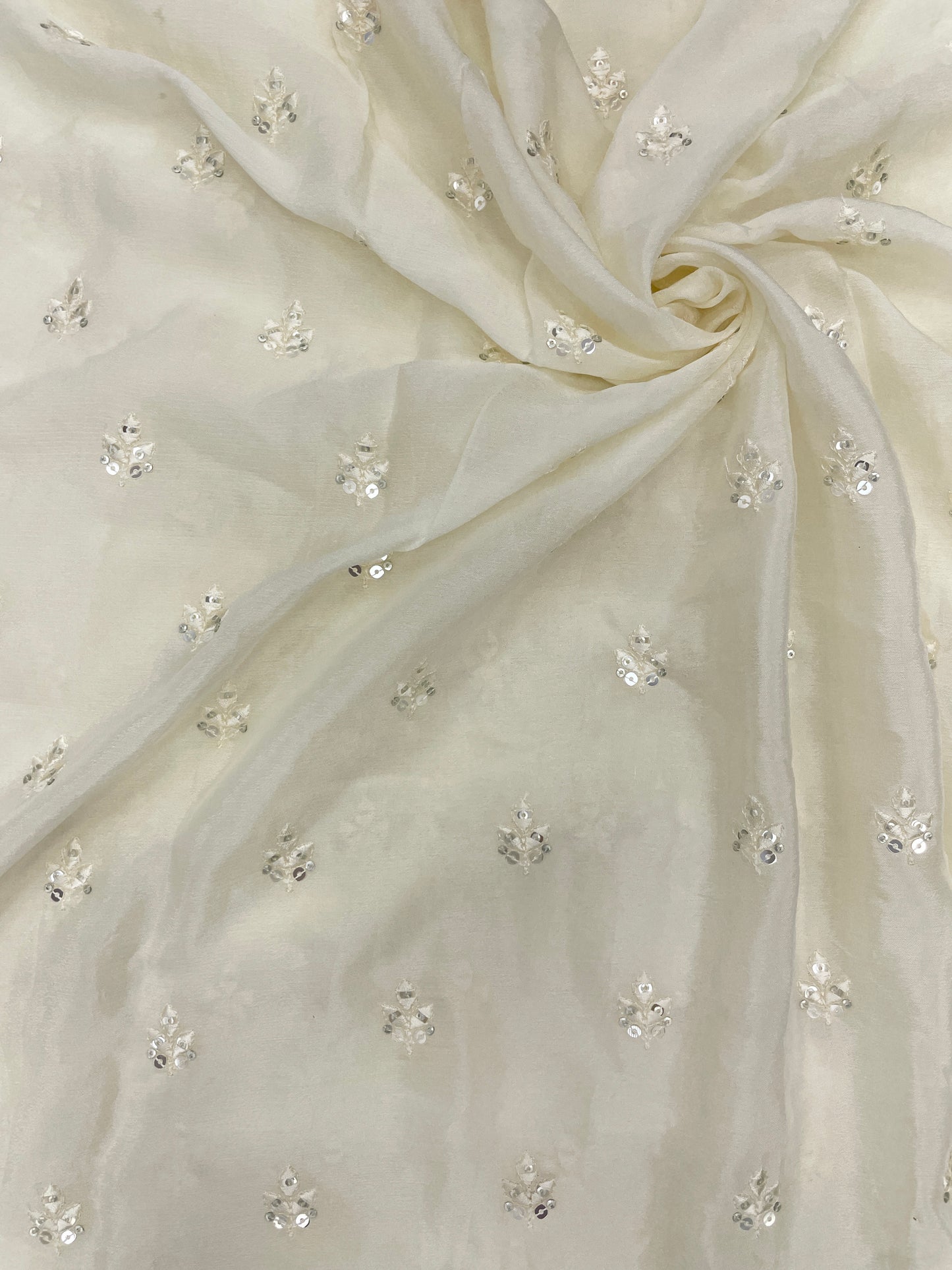 Chinon Embroidery Fabric (Color Available) 44"Inch