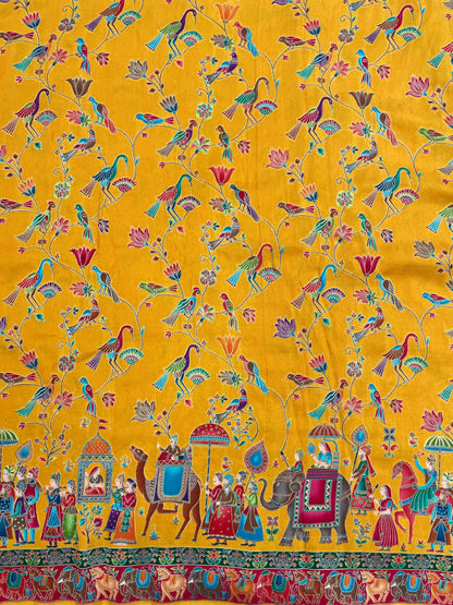 Dola Position Print Embroidery